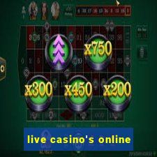 live casino's online