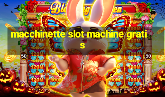 macchinette slot machine gratis