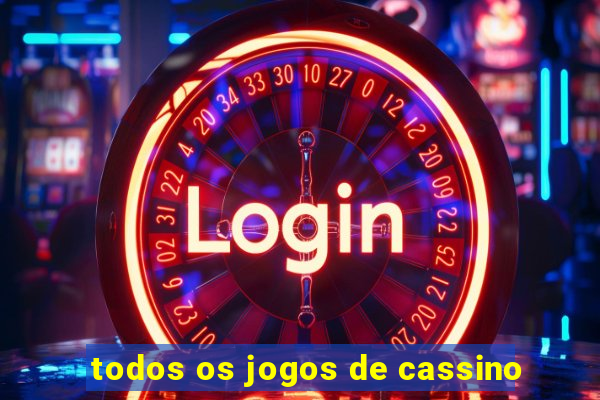 todos os jogos de cassino