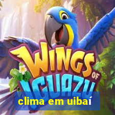 clima em uibaí