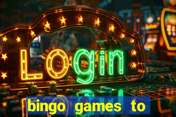 bingo games to play at home