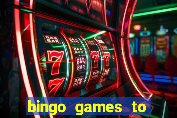 bingo games to play at home