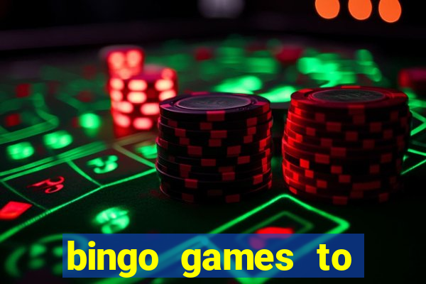 bingo games to play at home