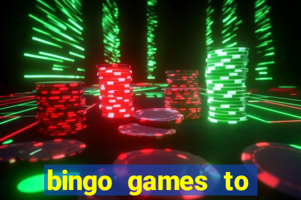 bingo games to play at home