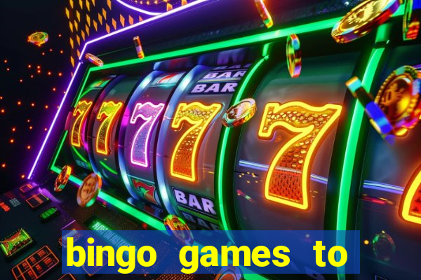 bingo games to play at home