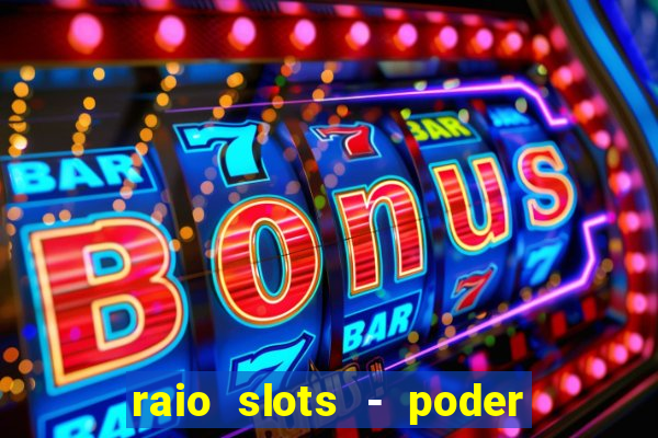 raio slots - poder de zéus