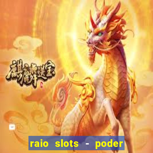 raio slots - poder de zéus