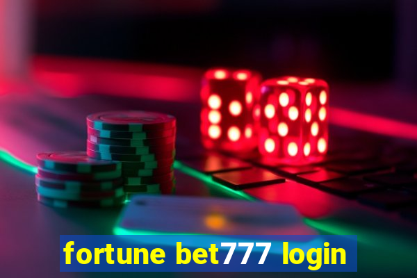 fortune bet777 login