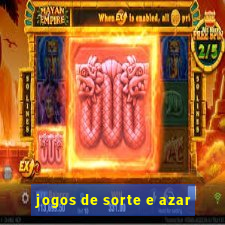 jogos de sorte e azar