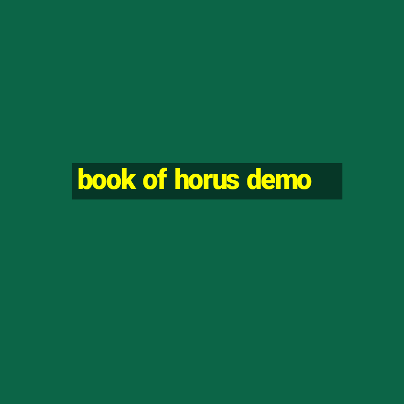 book of horus demo