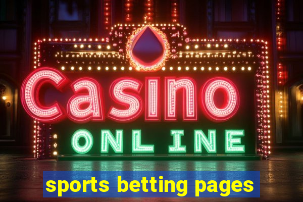 sports betting pages