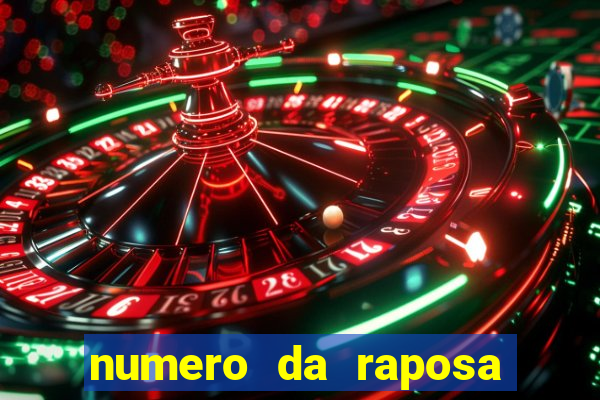 numero da raposa jogo do bicho