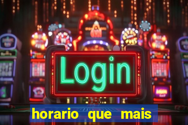 horario que mais paga fortune tiger