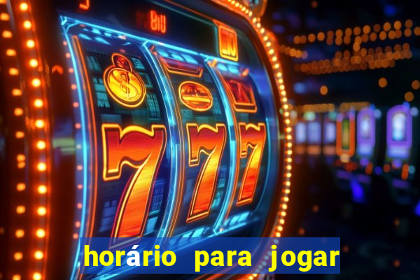 horário para jogar fortune rabbit