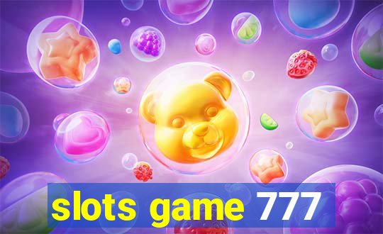 slots game 777