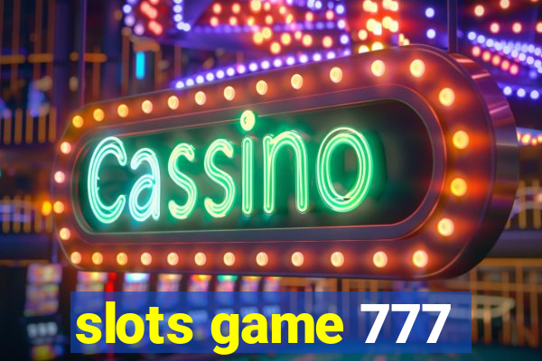 slots game 777