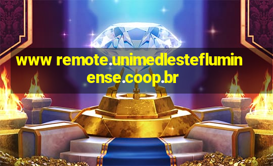 www remote.unimedlestefluminense.coop.br