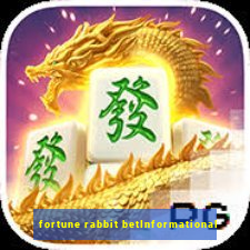 fortune rabbit betInformational