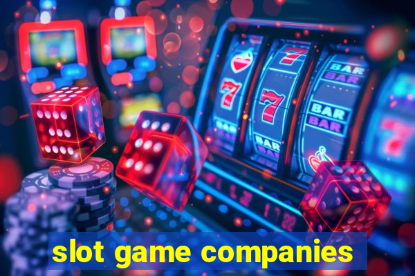 slot game companies