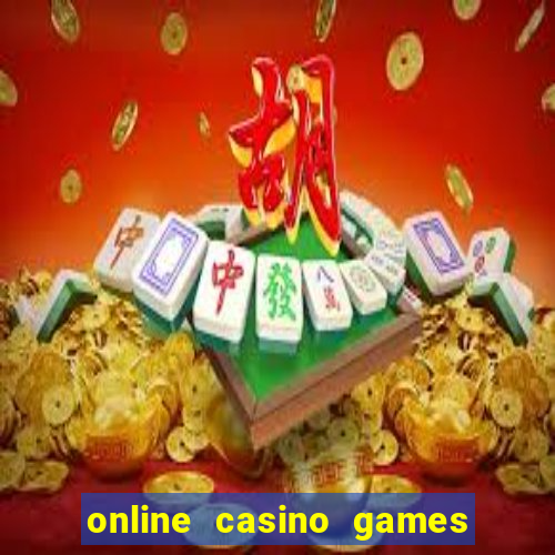 online casino games for real cash