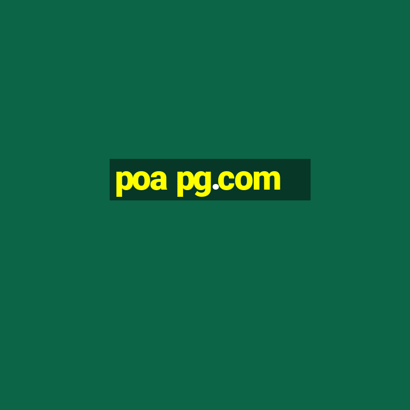 poa pg.com