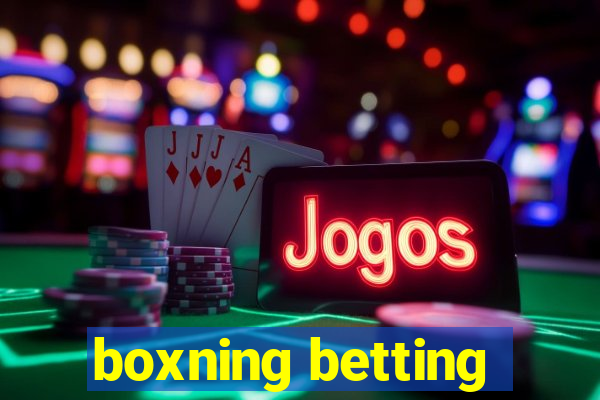 boxning betting