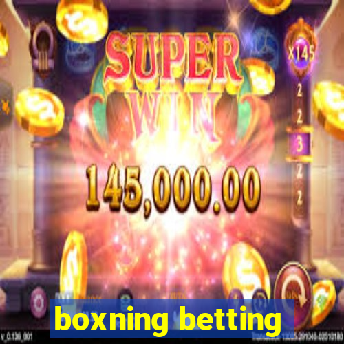 boxning betting