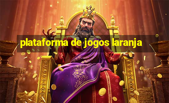 plataforma de jogos laranja