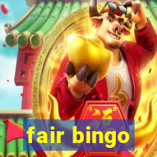 fair bingo