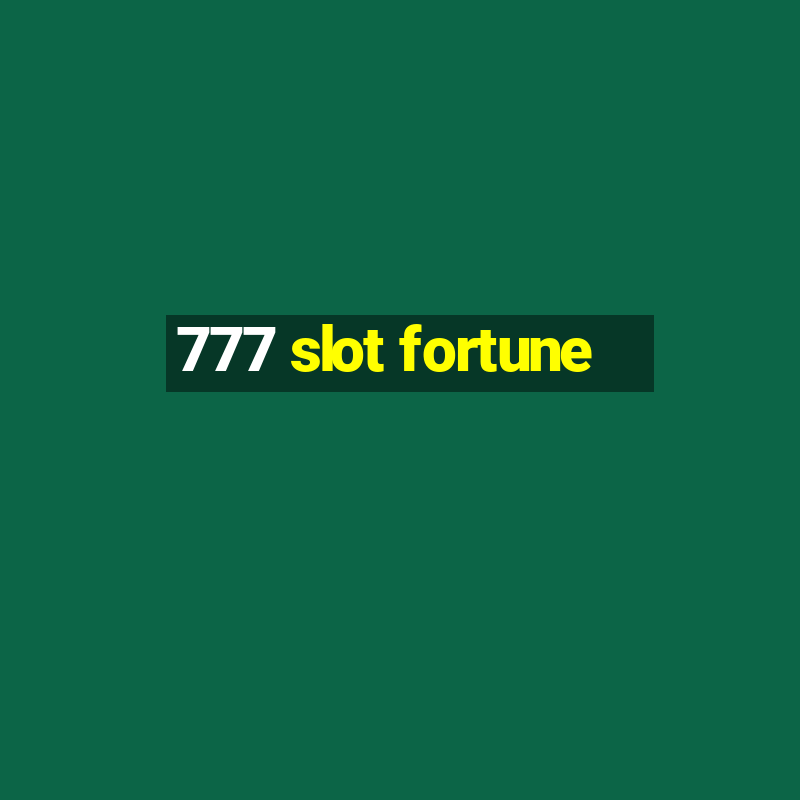 777 slot fortune