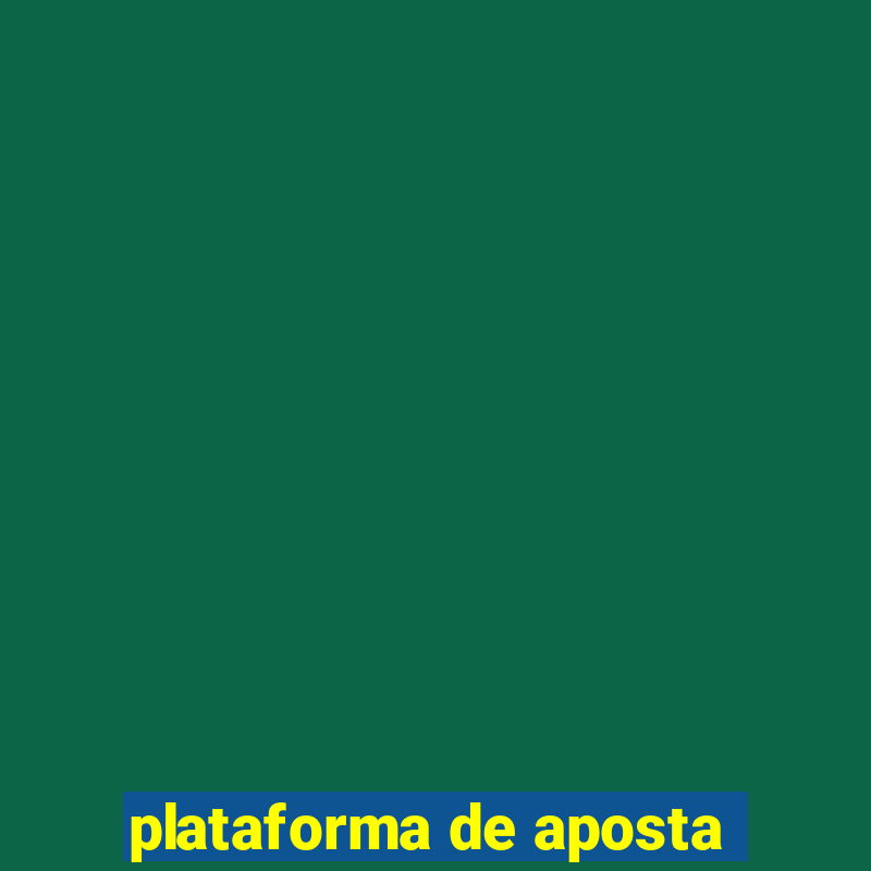 plataforma de aposta