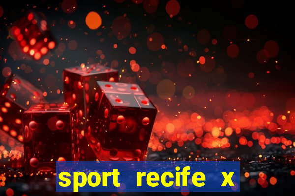 sport recife x ponte preta palpite