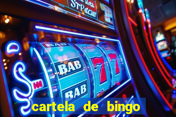 cartela de bingo para imprimir gratis