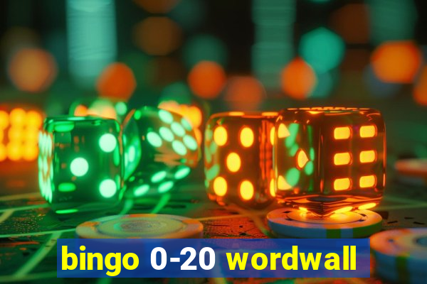 bingo 0-20 wordwall