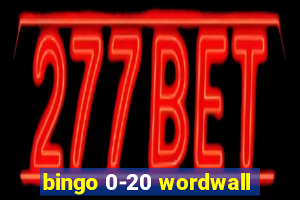 bingo 0-20 wordwall