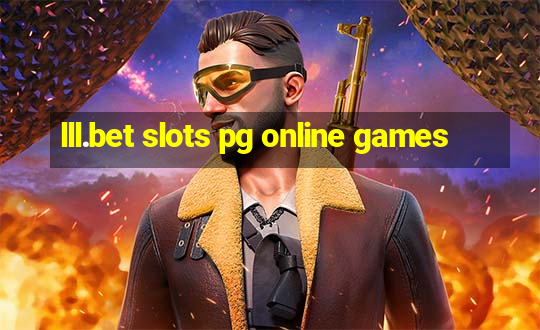 lll.bet slots pg online games