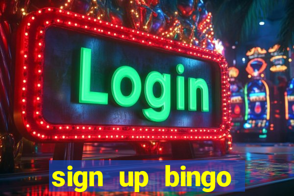 sign up bingo bonus no deposit