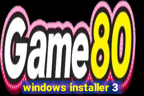 windows installer 3