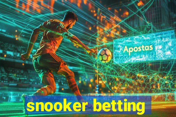 snooker betting