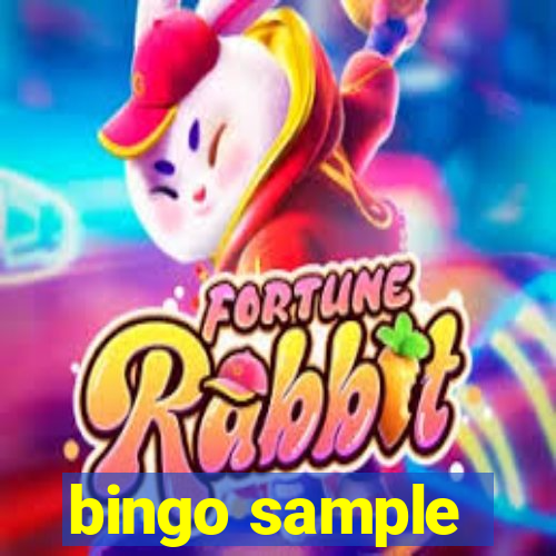 bingo sample