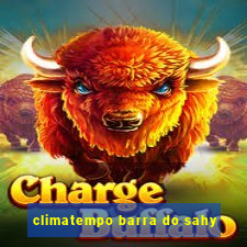 climatempo barra do sahy