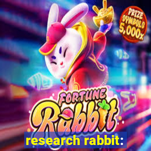 research rabbit: