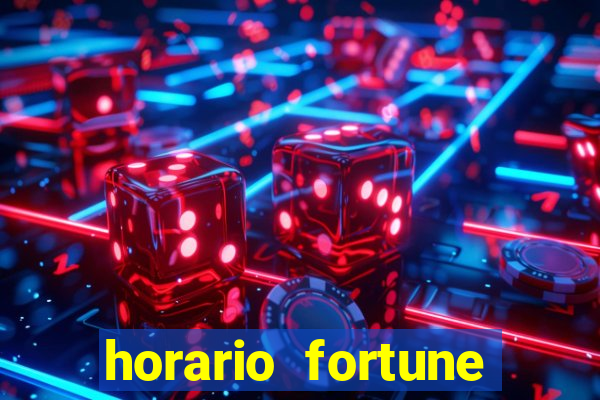 horario fortune tiger hoje