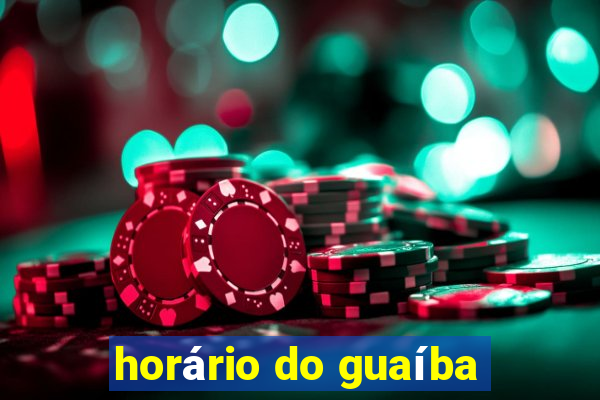 horário do guaíba