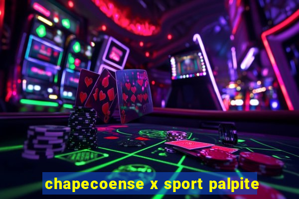 chapecoense x sport palpite