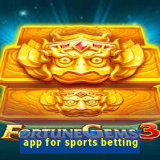 app for sports betting