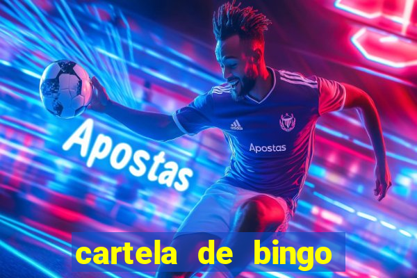 cartela de bingo da sorte