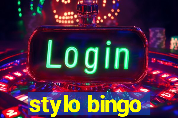 stylo bingo