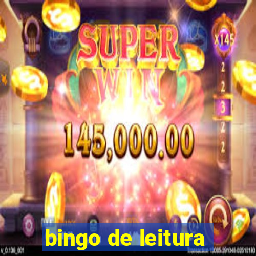 bingo de leitura