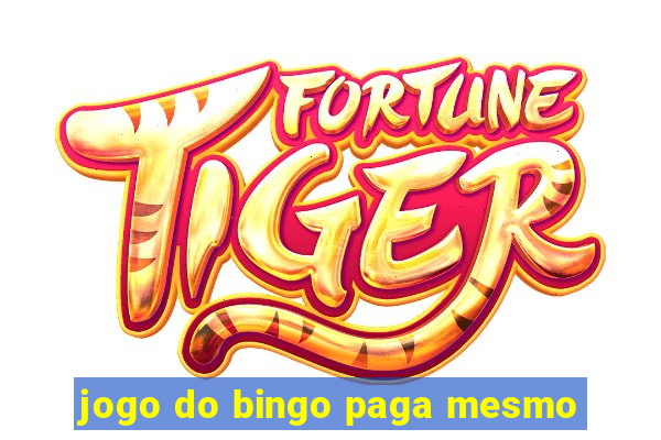 jogo do bingo paga mesmo